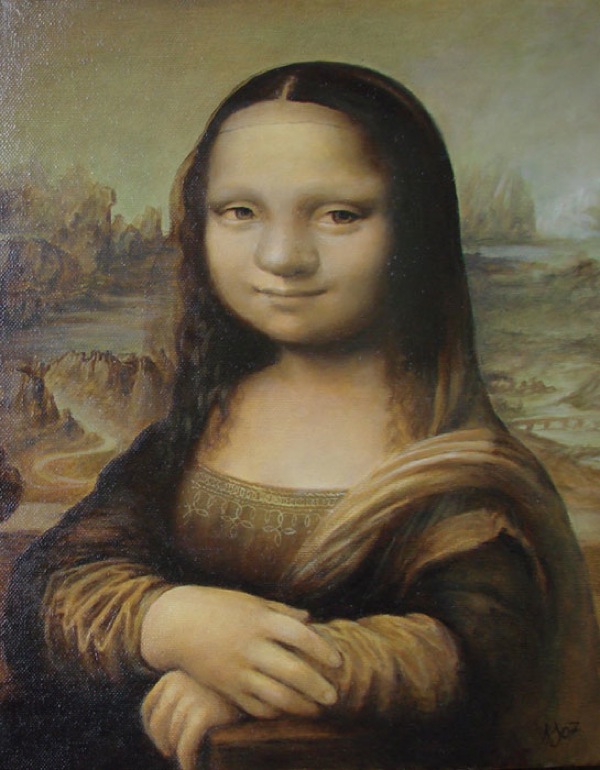 Kasia Slowianska Painting - DaVinci - Mona Lisa