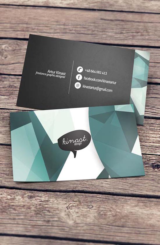 cards card social kinast creative personal brand examples branding corporate visual