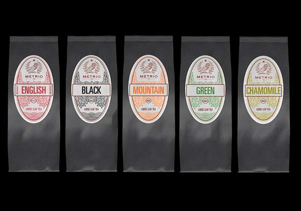 Metrio Tea - Branding and Package Design