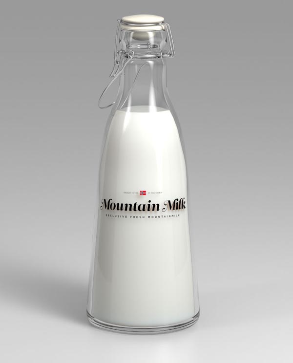 Mountain Milk Package Design