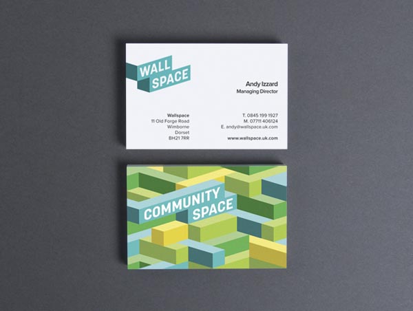 Wallspace Business Cards by Design Agency Salad
