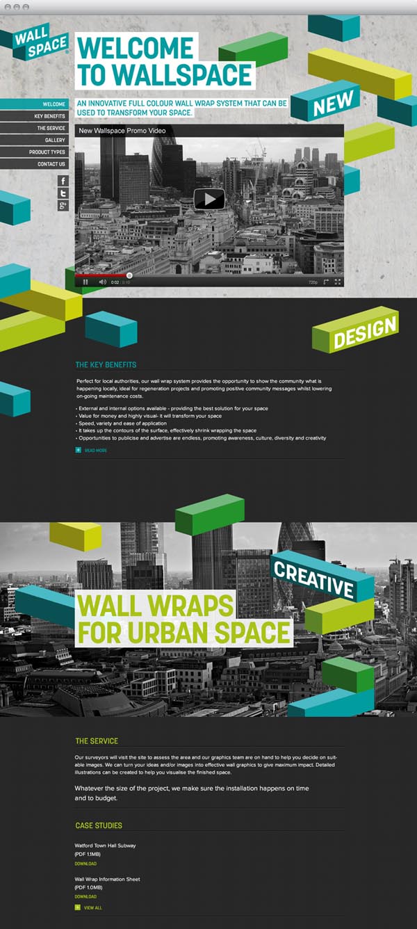Wallspace Website by Design Agency Salad