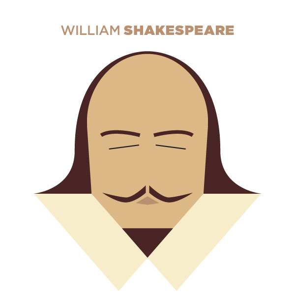 William Shakespeare - Portrait Illustration by Jag Nagra