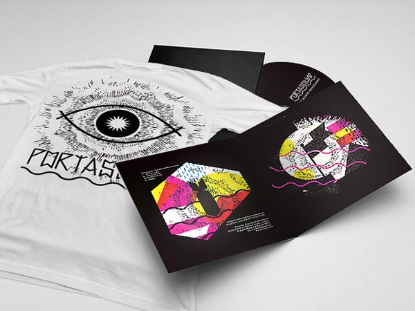 Portasound EP and T-Shirt Design by Telegramme Studio