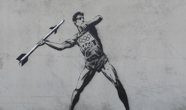 Banksy - Provocative Olympic Street Art