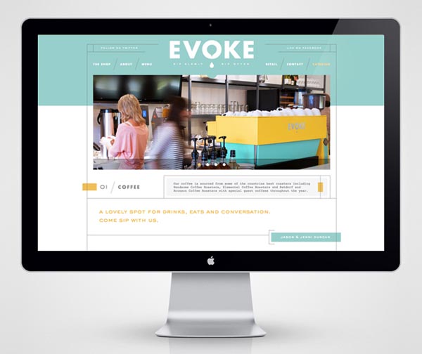 Cafe Evoke - Website