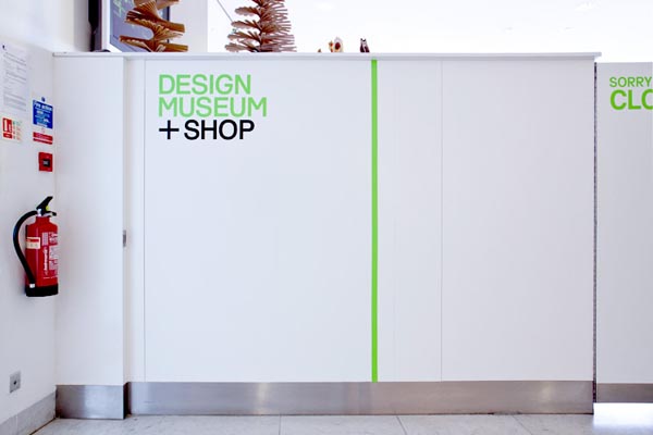 Identity for Design Museum Shop by studio Spin