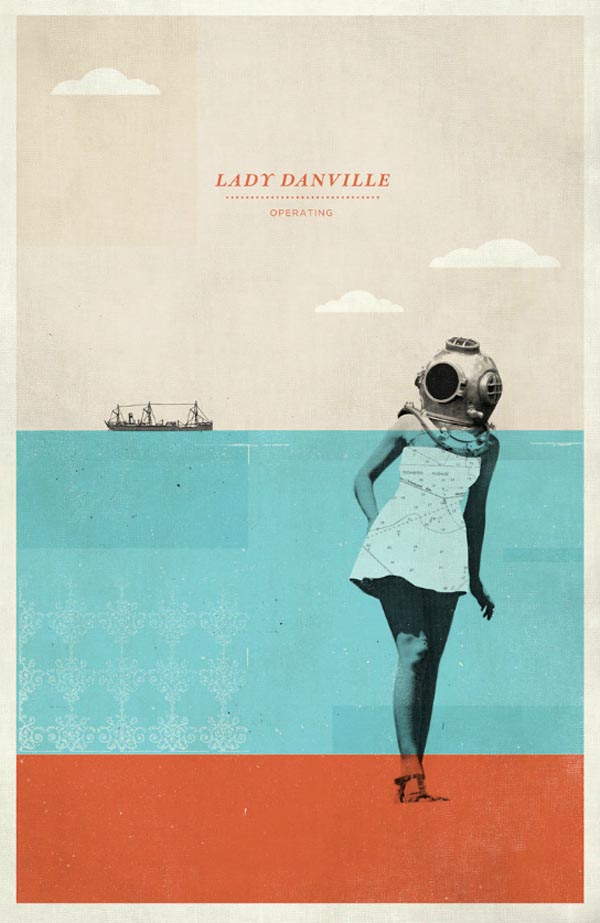 Lady Danville - Gig Poster by Concepcion Studios