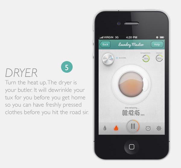 Laundry Master App Design - Step 5