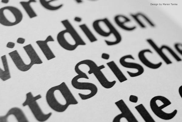 Meadow Typeface Design by Göran Söderström