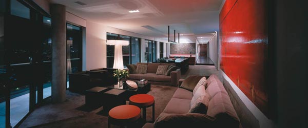 Melbourne Penthouse - Interior Design - Living Room