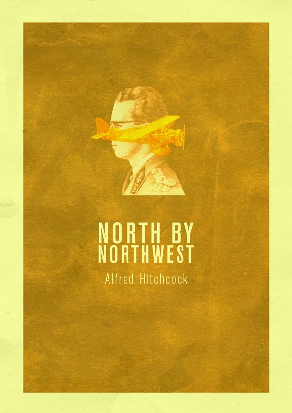 North by Northwest  - Alfred Hitchock Movie Posters by Enzo Lo Re