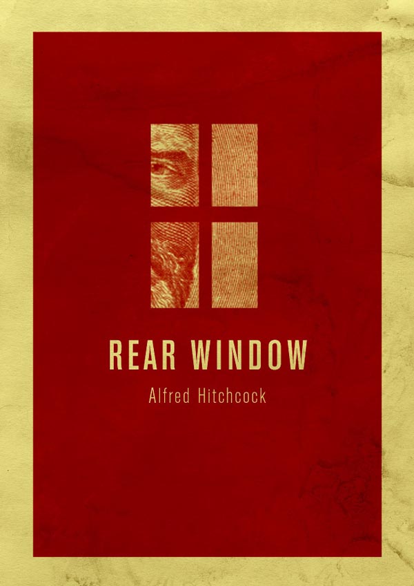 Rear Window - Alfred Hitchock Movie Posters by Enzo Lo Re
