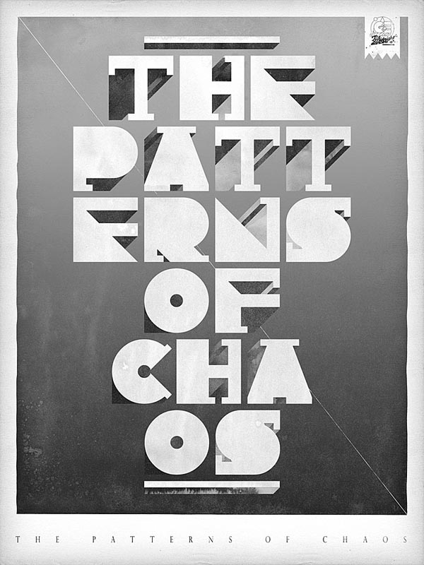 Typography Poster Design by Damien VIGNAUX