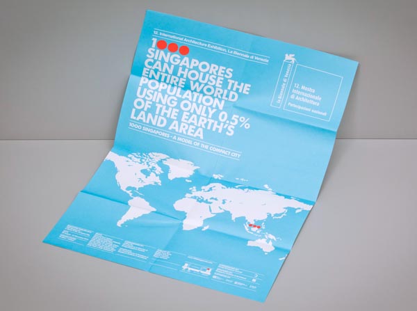 1000 Singapores - Venice Biennale - Poster Design by H55