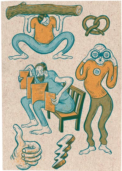 People and Stuff - Illustration by Evan Hughes