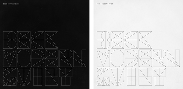 Beck - Typographic Concept - Album Art by Mario Hugo