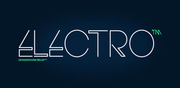 Electro Font