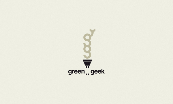 Green Geek Logo by Mattia Castiglioni
