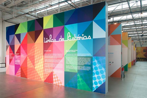 Exhibition Design by Campo for Linhas de Histórias - SESC Belenzinho