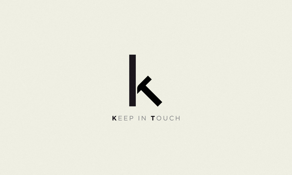 Keep In Touch Logotype by Mattia Castiglioni