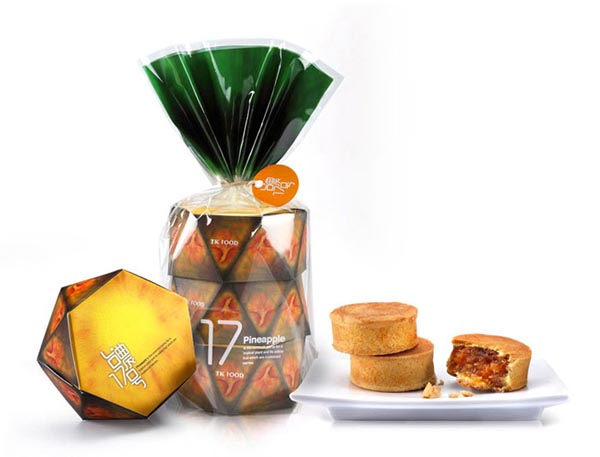 Packaging  by Victor Design for TK Food Pineapple Pastry