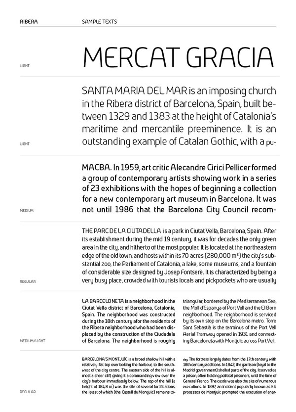 Ribera Typeface