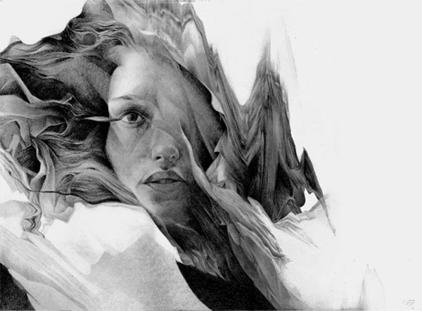 SEMBLANCE - Pencil and graphite drawing by Von