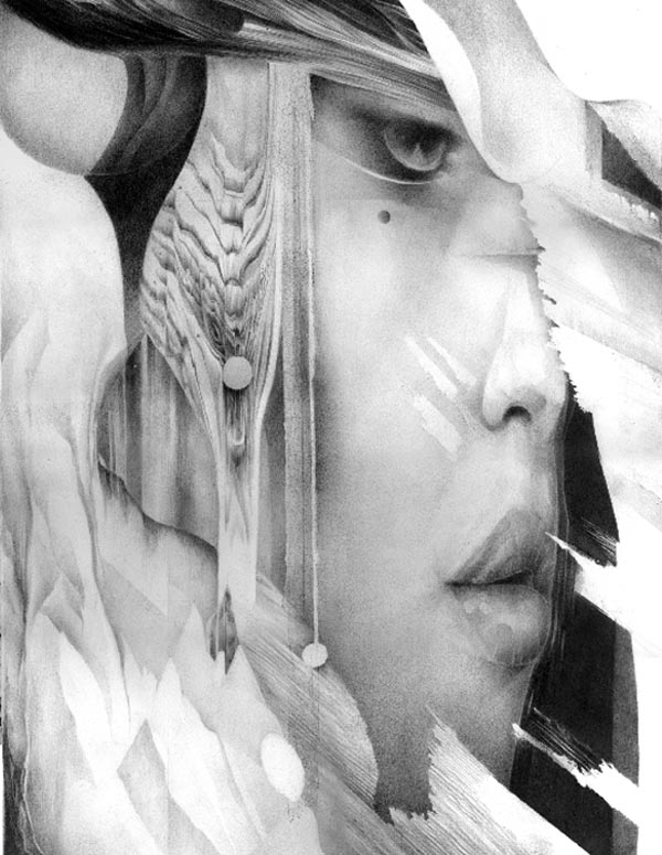 SEMBLANCE - Pencil and graphite drawing by Von