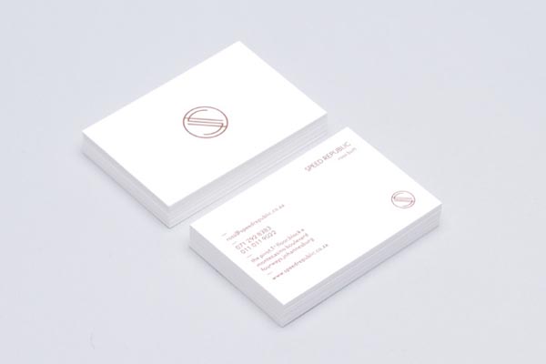 Speed Republic Business Cards Design by James Kape