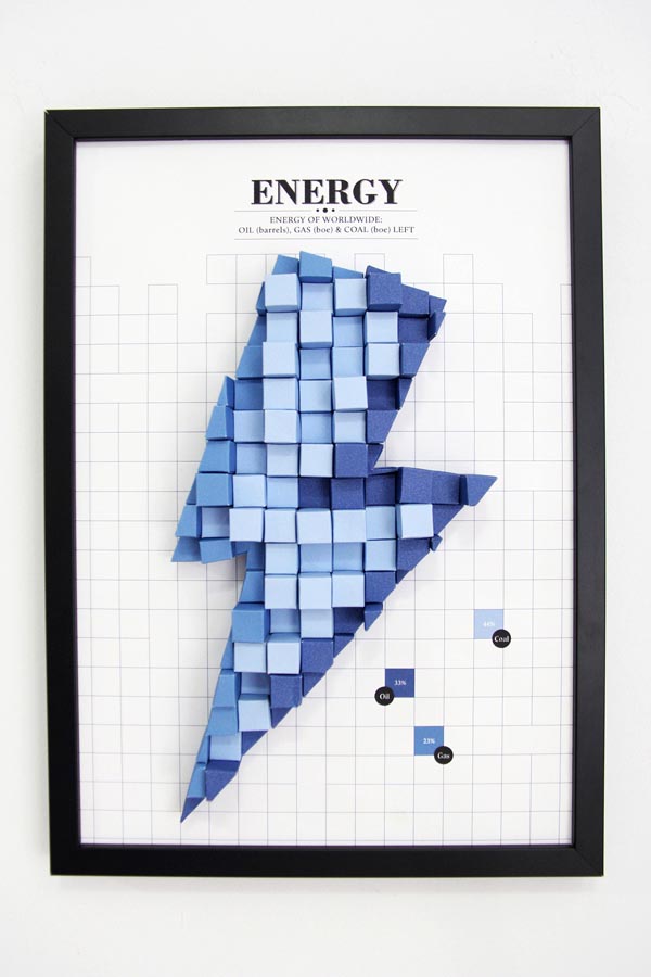 Tangible Paper Pattern Poster by Siang Ching