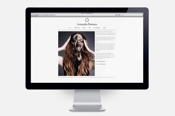 Artmedia Partners Website - Web Design by THIS IS Studio