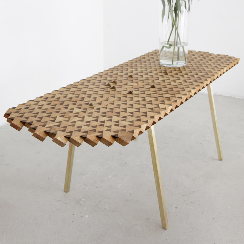 Atlas Geometric Dining Table by The Fundamental Shop