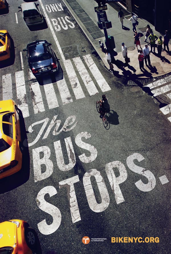 BUS STOPS - New York City Bike Campaign