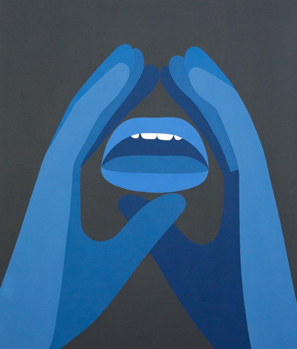 Call Out - Acrylic Painting by Geoff McFetridge