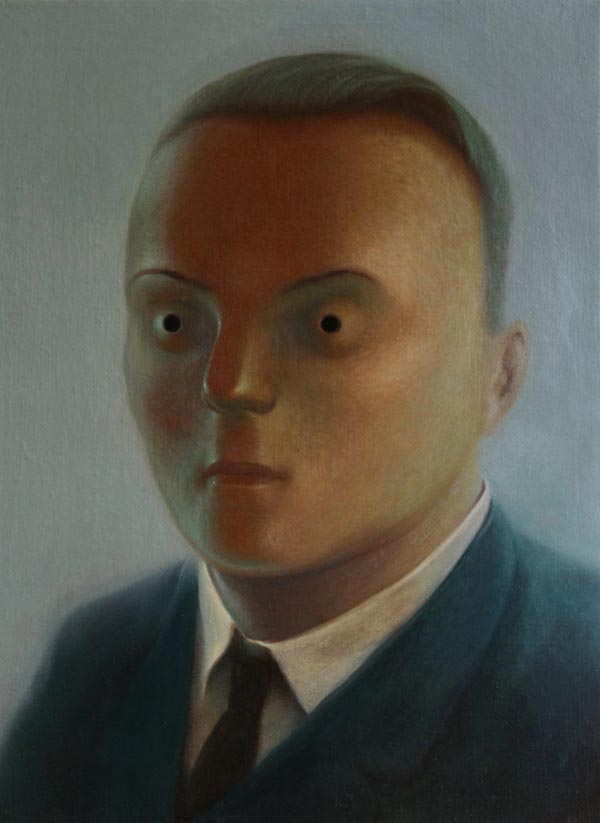 Creepy Portrait Illustration by Raymond Lemstra