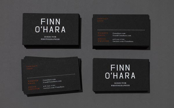 Finn O'Hara Business Cards by Tag Collective