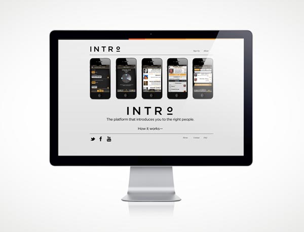 Intro iPhone app - Website
