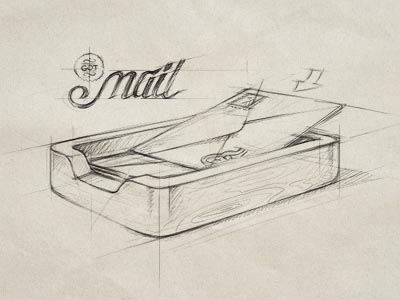 Mail Sketch by Eddie Lobanovskiy