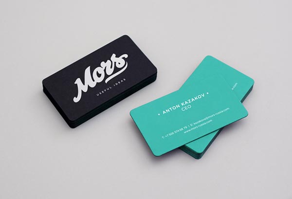 Mors Identity - Business Card Design by Alexey Malina