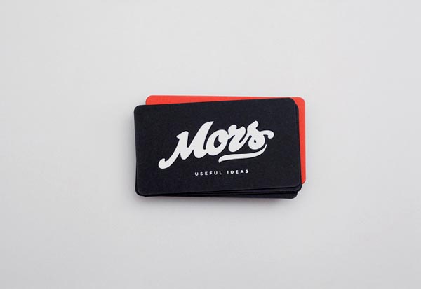 Mors Identity - Business Cards designed by Alexey Malina
