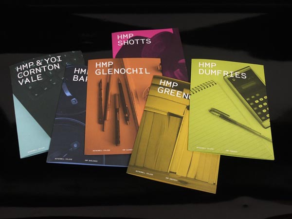 Motherwell College Prospectus Inserts - Design by Graphical House