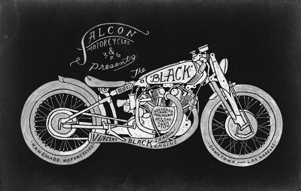 Motorcycle Illustration by Caleb Owen Everitt
