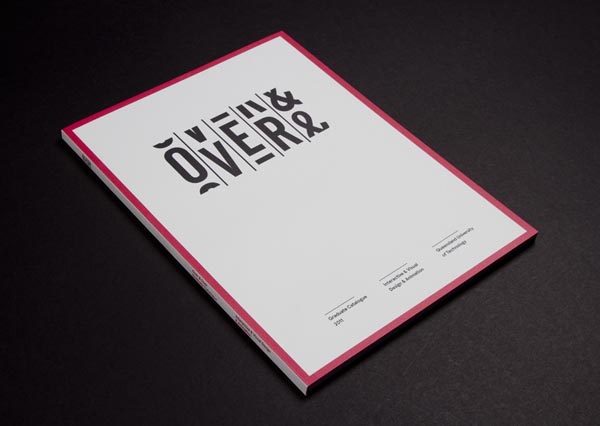 Over and Over Identity for Exhibition Design by Luke Robertson