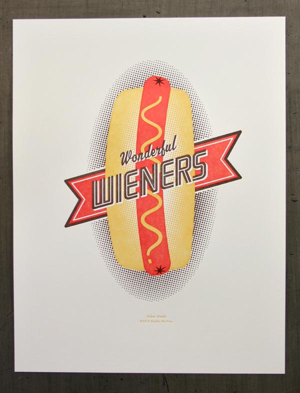 Sundae & Wiener Print Set by Studio On Fire