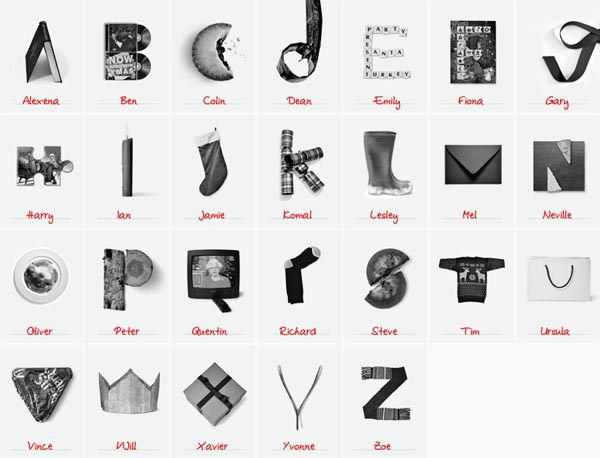 Typographic Illustrations by Alphabetical Studio