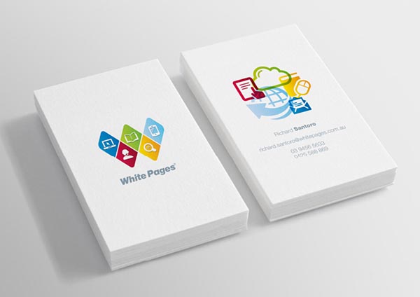 White Pages Business Cards - Art Direction by Josip Kelava