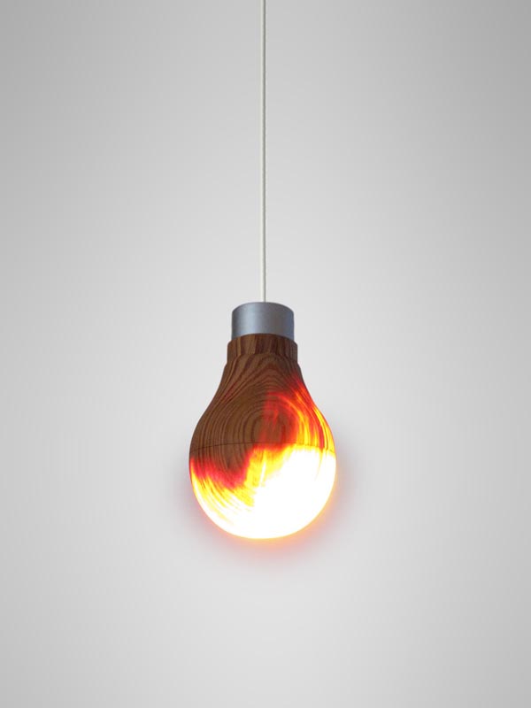 Wooden Light Bulb - Product Design by Ryosuke Fukusada