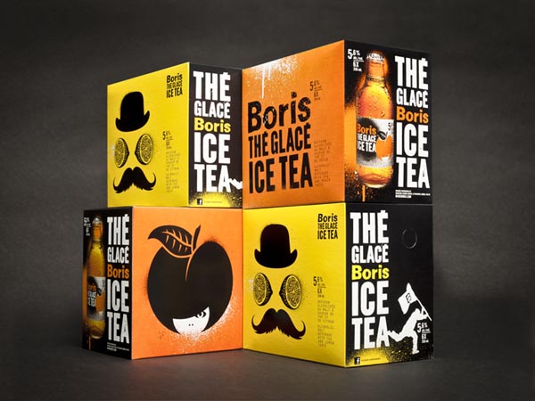 Boris Ice Tea Package Design by lg2 boutique