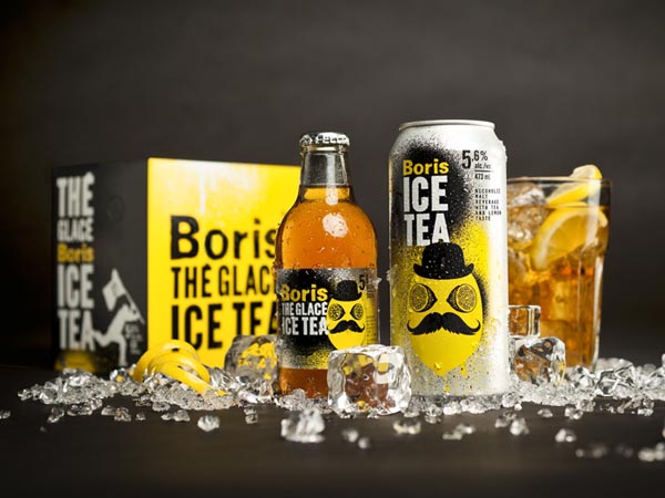Boris Ice Tea Packaging Design by lg2 boutique